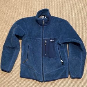 PATAGONIA blue fleece jacket zip up men’s XS/women’s S perfect